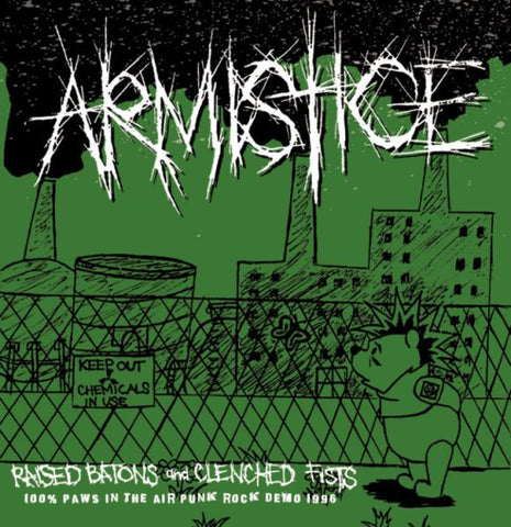* PREORDER * ARMISTICE - Raised Batons And Clenched Fists - 100% Paws In The Air Punk Rock Demo 1986 LP