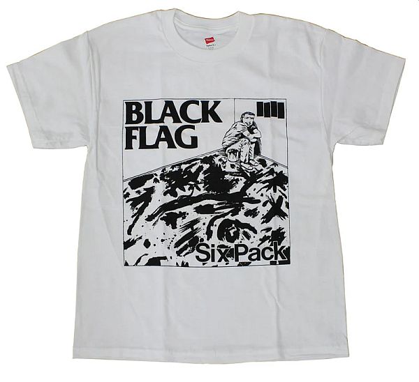 BLACK FLAG - Six Pack T-SHIRT