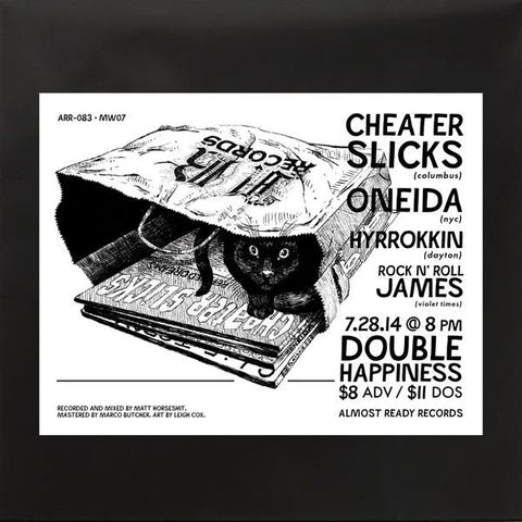CHEATER SLICKS - Live At Double Happiness LP (colour vinyl)