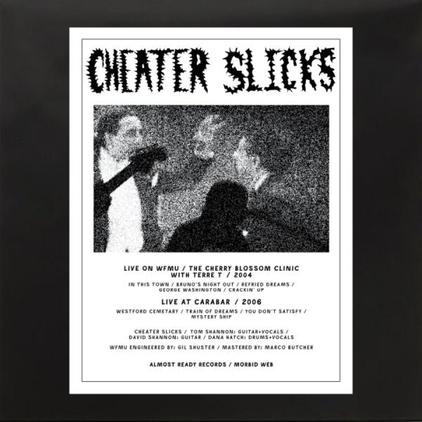 CHEATER SLICKS - Live On WFMU / Live At Carabar LP (colour vinyl)