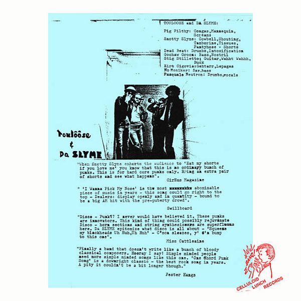 DA SLYME - If There's No Rubble, You Haven't Played: Collected Recordings 1977-89 LP