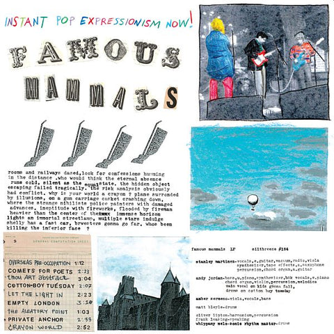 FAMOUS MAMMALS - Instant Pop Expressionism Now! LP