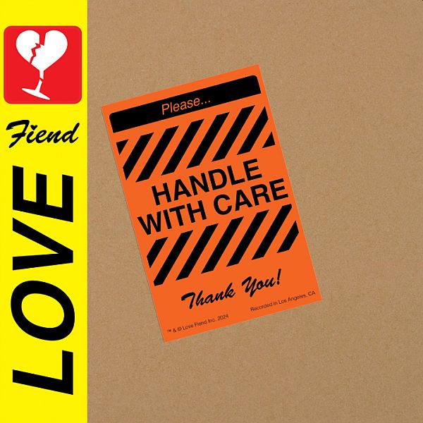 LOVE FIEND - Handle With Care LP (colour vinyl)