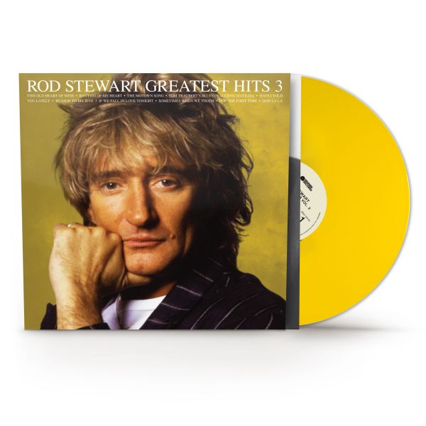 * PREORDER * ROD STEWART - Greatest Hits 3 LP (colour vinyl)
