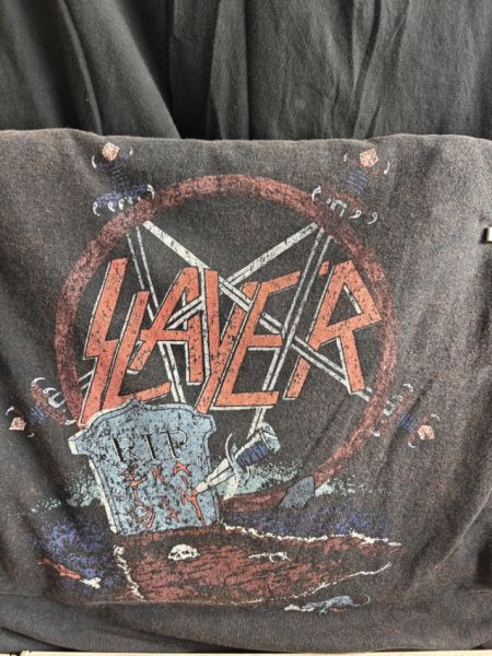 SLAYER - Grave Logo T-SHIRT