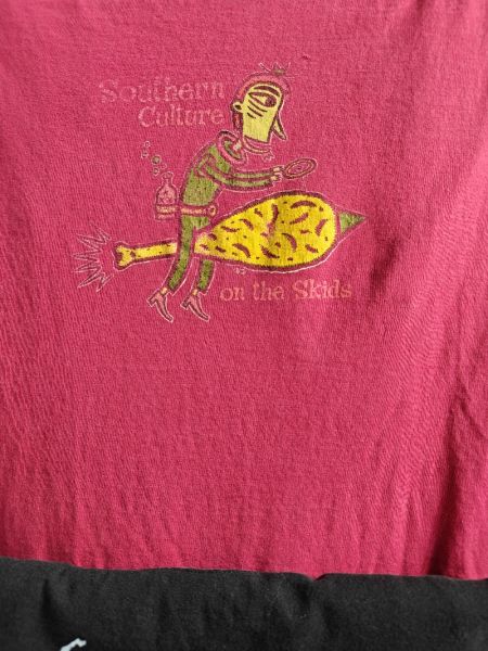 SOUTHERN CULTURE ON THE SKIDS - Man Driving Chicken Drumstick T-SHIRT