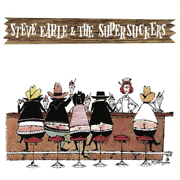 STEVE EARLE AND THE SUPERSUCKERS - s/t LP (colour vinyl)