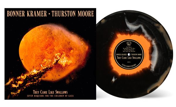 THURSTON MOORE and KRAMER BONNER - They Came Like Swallows LP (colour vinyl)