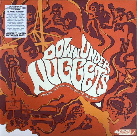 v/a- DOWN UNDER NUGGETS (Original Australian Artyfacts 1965-1967) 2LP