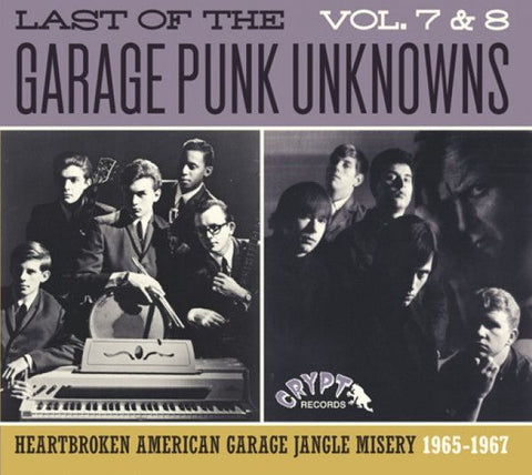 v/a- LAST OF THE GARAGE PUNK UNKNOWNS Vol. 7 and 8 CD