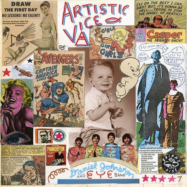 DANIEL JOHNSTON - Artistic Vice / 1990 2LP