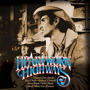 HEARTWORN HIGHWAYS OST - By Townes Van Zandt, Steve Earle, Guy Clark and various other artists 2LP