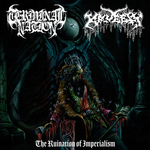 TERMINAL NATION / KRUELTY - The Ruination of Imperialism LP (colour vinyl)