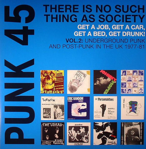 v/a- THERE IS NO SUCH THING AS SOCIETY - UNDERGOUND PUNK AND POST-PUNK IN THE UK 1977-81 2LP